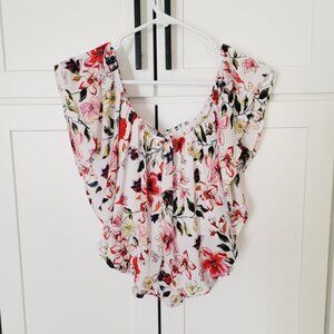 Rue 21 LARGE JUNIORS COLORFUL FLORAL PRINT STRAPLESS Stretch Panel
